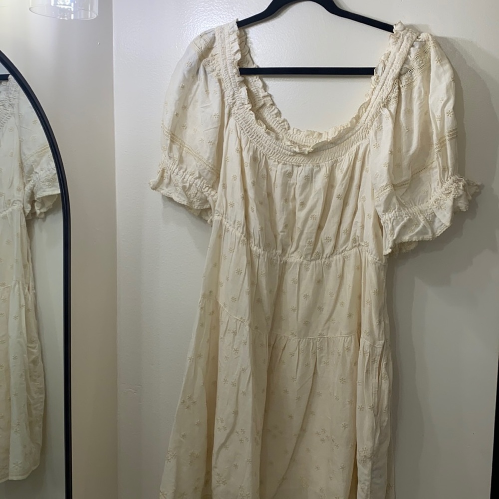 Cute Puff Sleeve Summer Dress